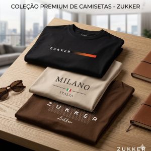 Kit 3 Camisetas Zukker