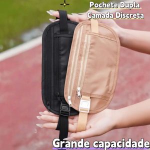 3/2/1 PCS Pochete Doleira Antifurto Nylon Impermeável Porta Celular Dinheiro Segurança Viagem Corrida Academia
