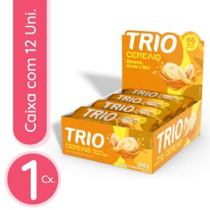 Barra De Cereal Trio Cereais Banana Aveia E Mel 1 Cx / 12 Un