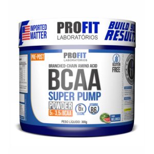 BCAA 6:1:1 Super Pump com Vitamina B6 3,5g de BCAA por Dose Recuperação e Performance 150g ou 300g