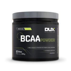BCAA Powder Dux Nutrition 200g BCAA 4 1 1 Eletrólitos Vitaminas Sabor Abacaxi