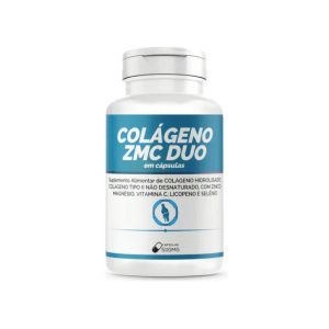 Colágeno ZMC DUO com Colágeno Hidrolisado, Colágeno Tipo2, Zinco, Magnésio, Licopeno e Selênio, 120 Cáp - Bio Vittas