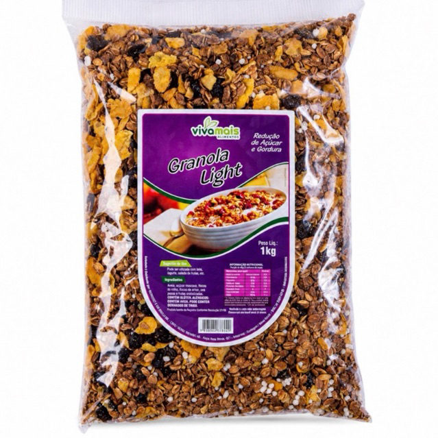 Granola Light 1kg/VIVAMAIS ALIMENTOS