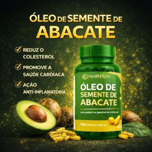 Oleo de abacate em cápsulas 1400mg, Avocado oil natural, Softgel Vitamina E Oleosa ORIGINAL