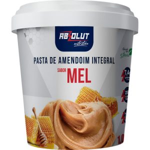 Pasta de Amendoim Integral com Mel 1kg Absolut Nutrition