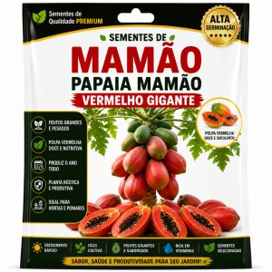Sementes de Mamão Papaia mamao Vermelho Gigante